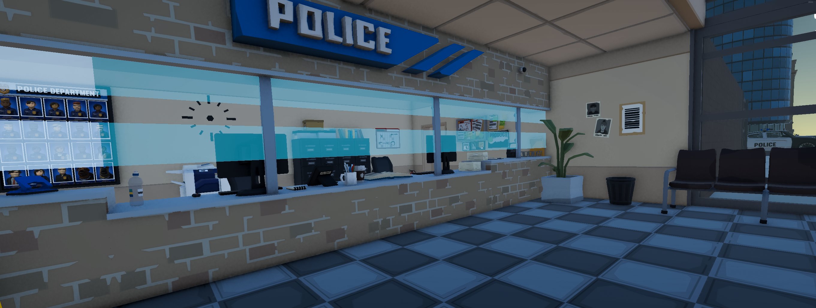 West Side Precinct front desk interior